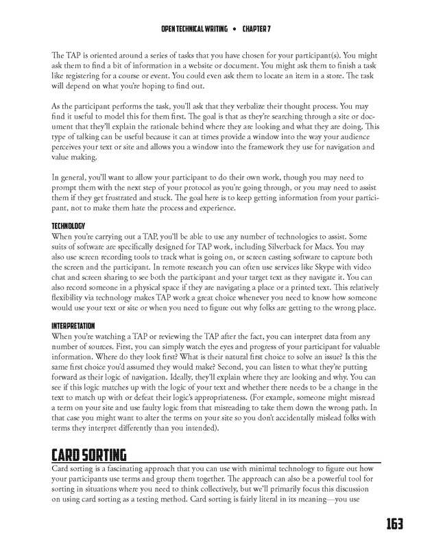 Open Technical Writing - New Page